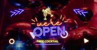 Bar is Open Facebook ad Image Preview