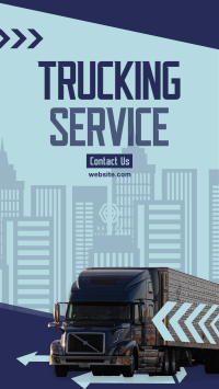 Truck Moving Service Instagram story Image Preview