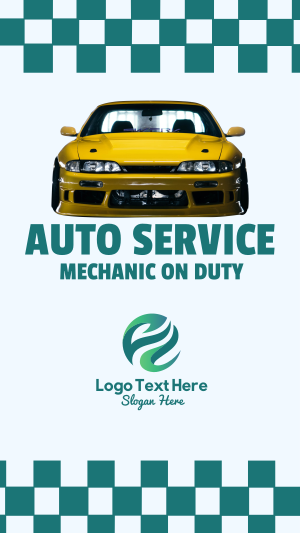 Garage Auto Mechanic Instagram story Image Preview