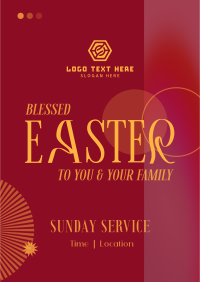 Easter Sunday Service Flyer Image Preview
