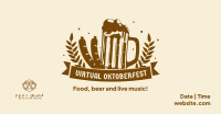 Virtual Oktoberfest Facebook Ad Image Preview