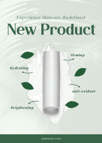 Redefined Skincare Product Poster Preview