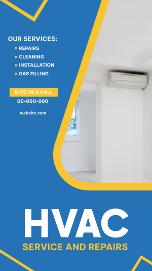 HVAC Services Instagram story Image Preview