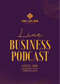 Corporate Business Podcast Poster Image Preview
