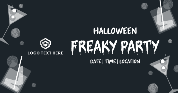 Freaky Party Facebook Ad Design Image Preview