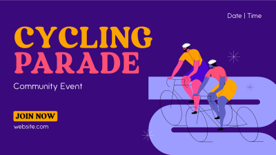 Let's Go Cycling Facebook event cover Image Preview