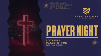 Modern Prayer Night Facebook event cover Image Preview