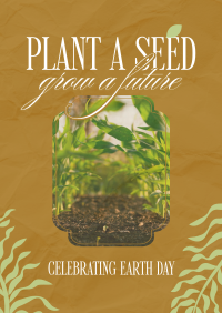 Earth Day Greeting Flyer Design