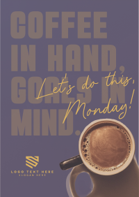 Coffee Motivation Quote Flyer Image Preview