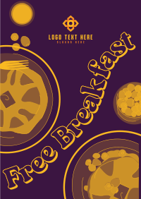 Breakfast Treat Poster Design