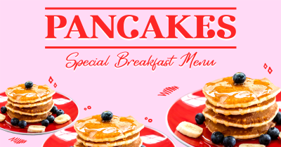 Pancakes For Breakfast Facebook ad Image Preview