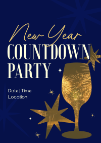 New Year Countdown Party Flyer Design