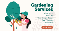 Outdoor Gardening Services Facebook Ad Image Preview