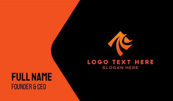 Orange Diamond Company  Business Card Design Image Preview