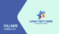 Modern Business Star  Business Card Preview