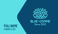 Blue Fish Coral Reef Business Card Image Preview