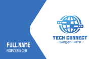 Global Server Tech Company Business Card Image Preview