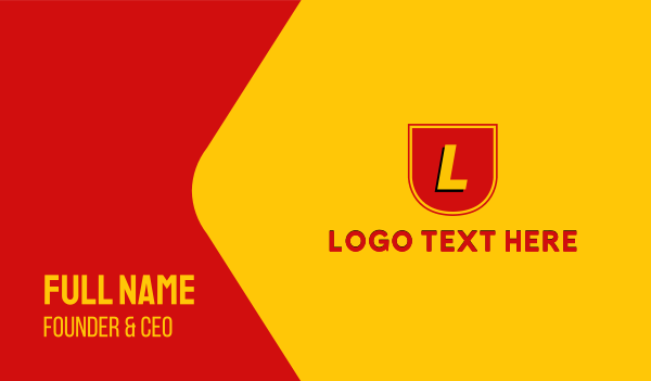 Racing Team Lettermark Business Card Design Image Preview