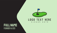 Mini Golf Course Business Card Image Preview