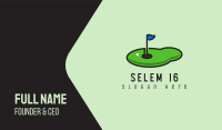 Mini Golf Course Business Card Image Preview