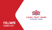 Union Flag Horns Business Card Image Preview