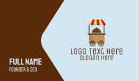 Simple Food Cart Business Card Image Preview