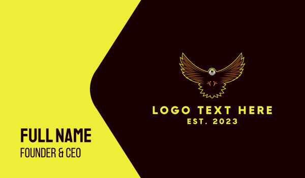 American Eagle Gaming Business Card Design Image Preview