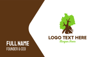 German Nature Tree Business Card Image Preview