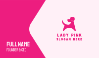 Pink Dog Business Card Image Preview