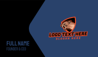 Cougar Shield Sport Mascot Business Card Preview