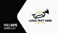 Trumpet Music Quartet Business Card Image Preview
