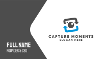 Camera Lens Business Card Image Preview