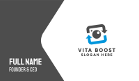 Camera Lens Business Card Image Preview