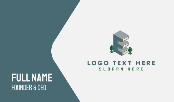 Modern Building Letter E Business Card Design Image Preview