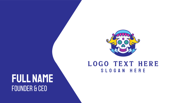 Clown Skull Business Card Design Image Preview