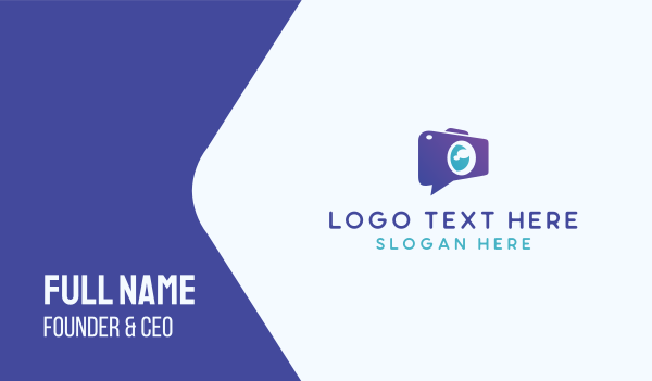Video Chat App Business Card Design Image Preview