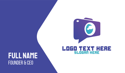 Video Chat App Business Card