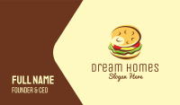 Hamburger Burger Restaurant Business Card Image Preview