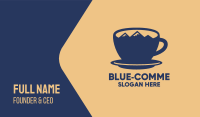 Blue Mountain Cup Business Card Image Preview