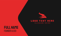 Esports Gaming Horn Eagle Business Card Preview