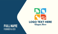 Fresh Grocery Shopping Business Card Image Preview