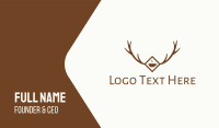 Forest Antler Cafe Business Card Image Preview