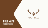Forest Antler Cafe Business Card Image Preview