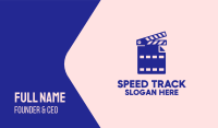 Movie File Clapperboard Business Card Image Preview