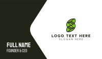 Green Letter S Business Card Preview