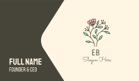 Feminine Flower Plant Business Card Image Preview