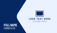Minimalist Smart TV  Business Card Image Preview