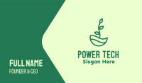 Green Natural Eco Plant Business Card Image Preview