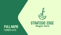 Green Natural Eco Plant Business Card Image Preview