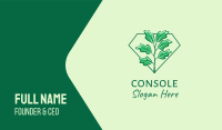 Green Ivy Plant  Business Card Image Preview